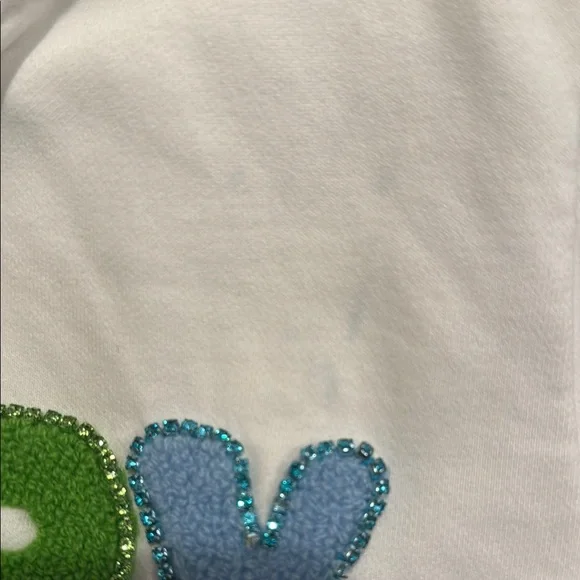 Lola and the boys size 8 Sweatshirt with Colorful 'HAPPY' Design - Picture 2 of 5